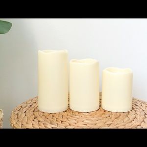 9 Flameless LED candles- battery operated w/ remote control